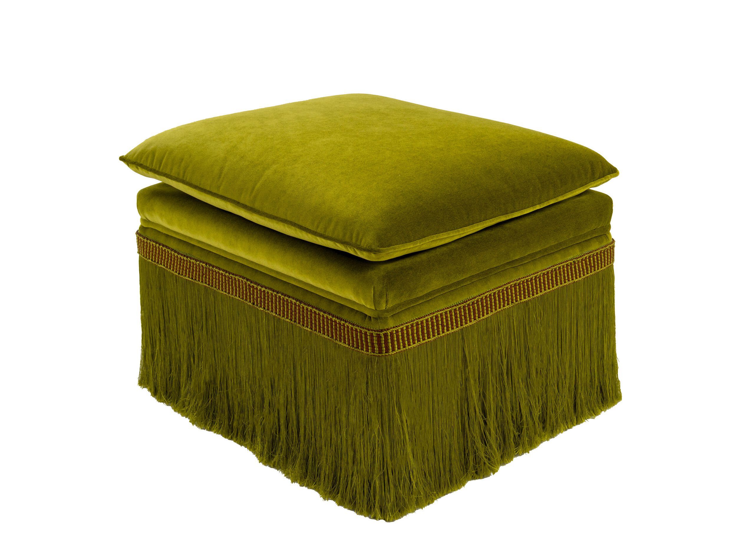 Прямоугольный бархатный пуф Bellotti Ezio Charming ARCH-00103719 - Вид №1