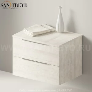 Flaminia BOX Настенная тумба 70 см с 2-мя ящиками BX425.WR