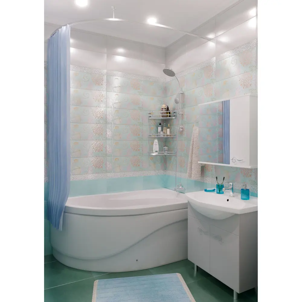 Плитка настенная «Пленэр» 20х50 см 1 м2 цвет белый 17126291 STLM-2074563 Kerama Marazzi  - Вид №2