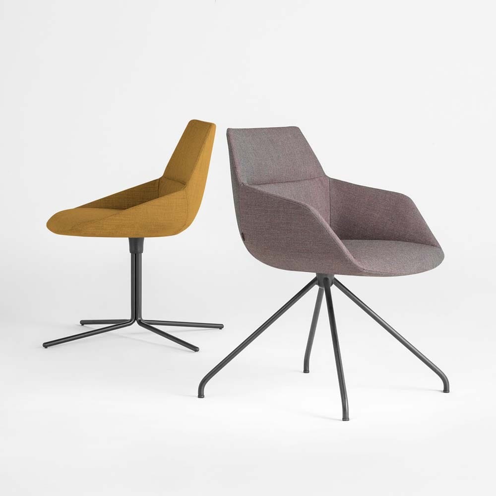 4-спицевое тканевое вращающееся офисное кресло INCLASS Dunas XS ARCH-00023652 - Вид №2