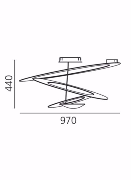 Artemide Алюминиевый потолочный светильник отраженного света Pirce sun-id-1404793 - Вид №3