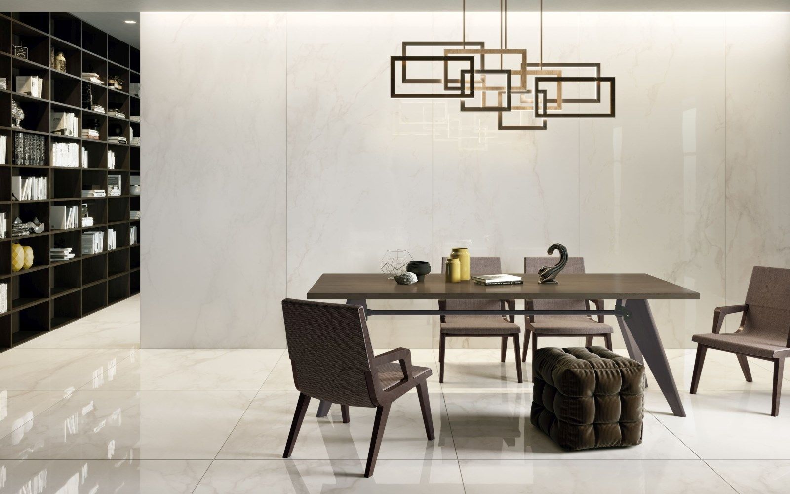 Пол из керамогранита с мраморным эффектом Supergres Чистота мрамора ARCH-00080391 - Вид №22