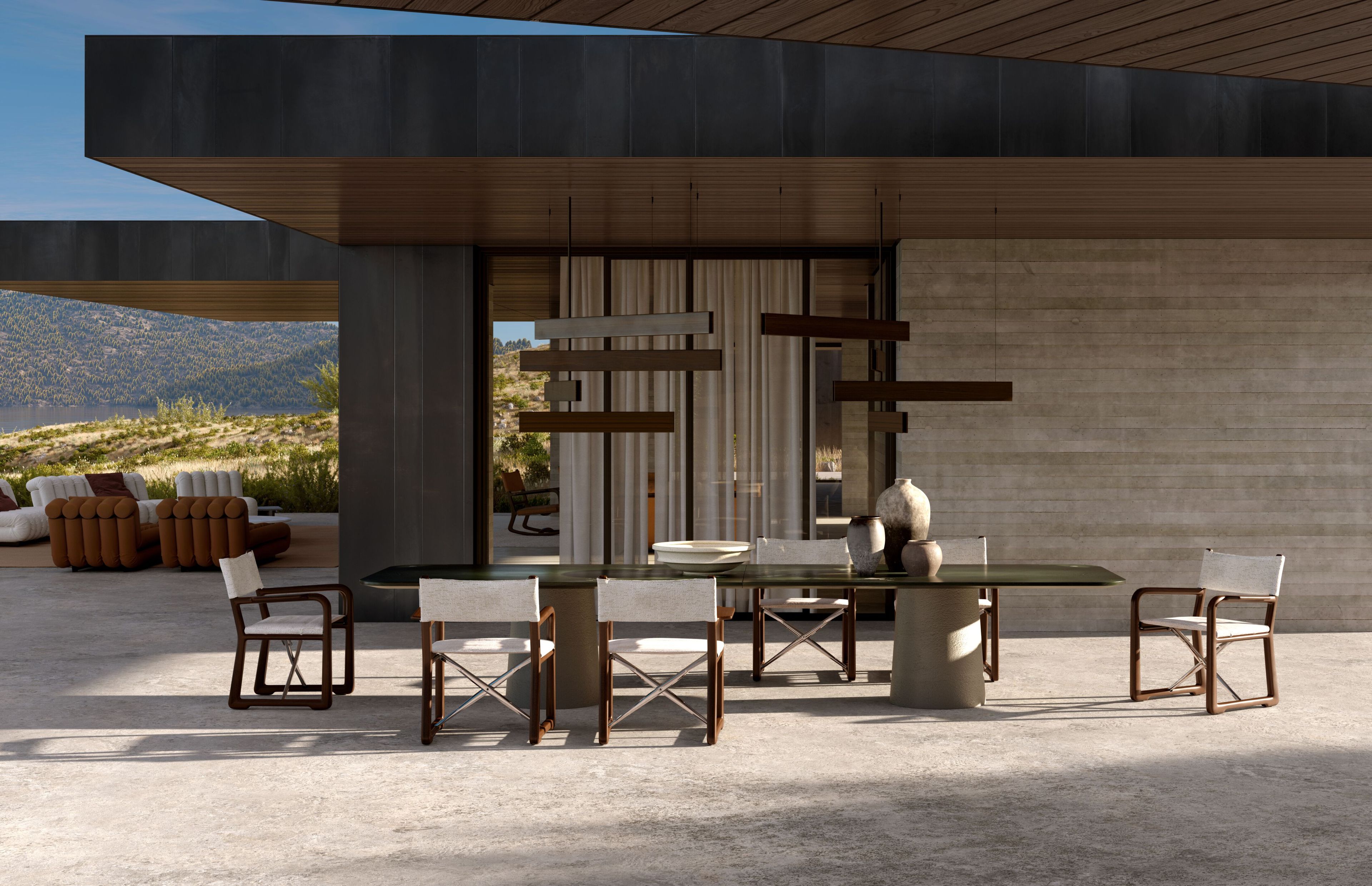 Прямоугольный мраморный стол Exteta Etna ARCH-00047152 - Вид №3