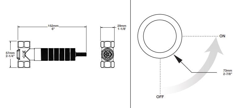 Термостатический набор для душа с душем BARIL PRO-3000-18 ARCH-00134339 - Вид №3