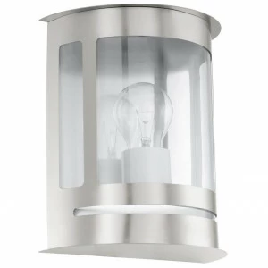 Уличный настенный светильник 24х11х19,5 см никель Daril 30173 EGLO DARIL 00-3895569 Никель