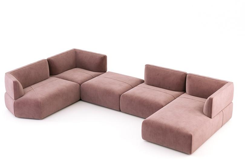 Domkapa Модульный диван в бархате sun-id-1468565 - Вид №5