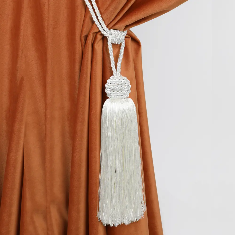 89337857 Подхват для штор Кисть-шар 21009 60 см металл цвет белый STLM-1025020 Santreyd  - Вид №4