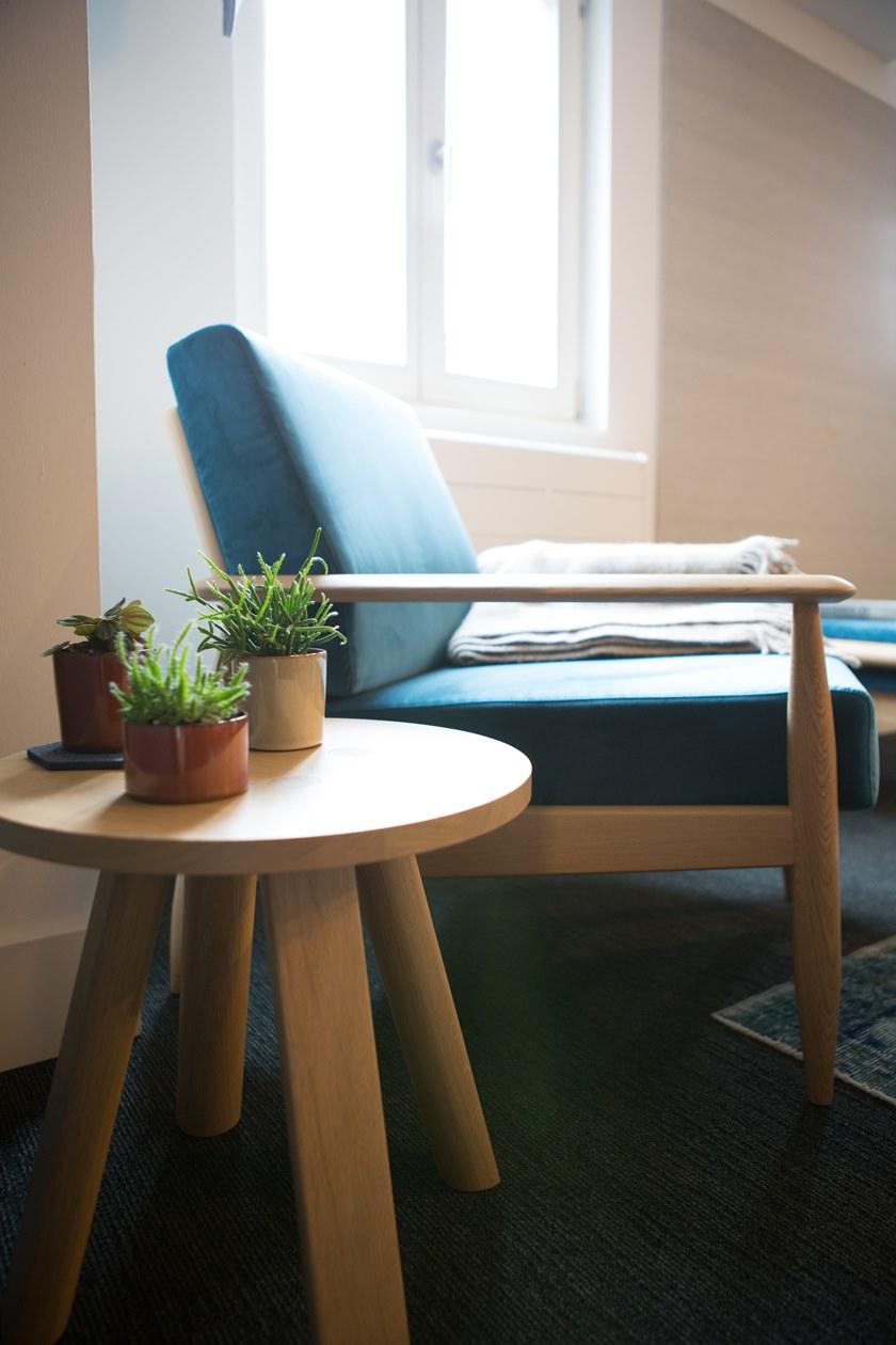 Круглый сервировочный стол Buzzimilk Santreyd sun-id-1441059 - Вид №2