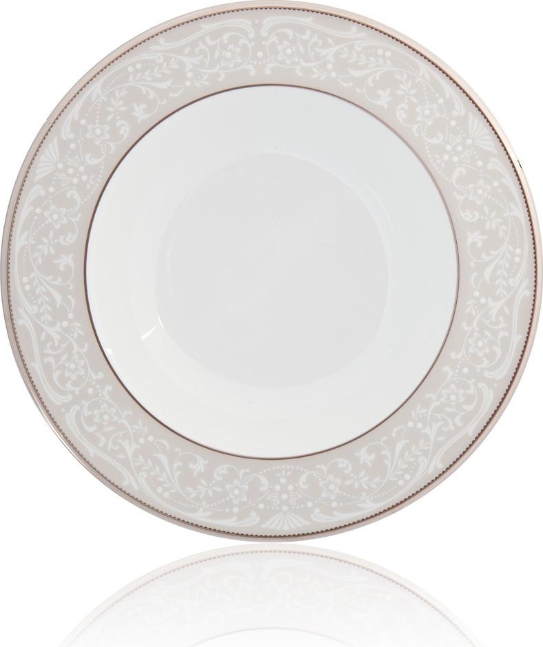 32077 Noritake Салатник круглый Noritake "Серебряный дворец" 24,5см Фарфор костяной 