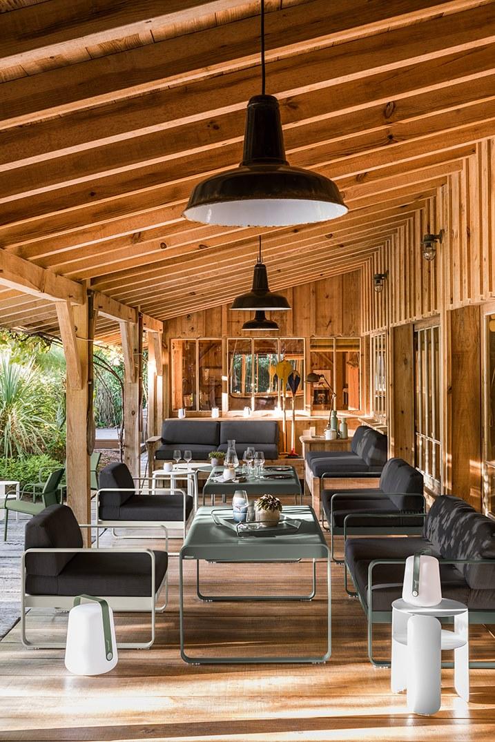 Fermob 3-х местный тканевый садовый диван Bellevie 8480 - Вид №7