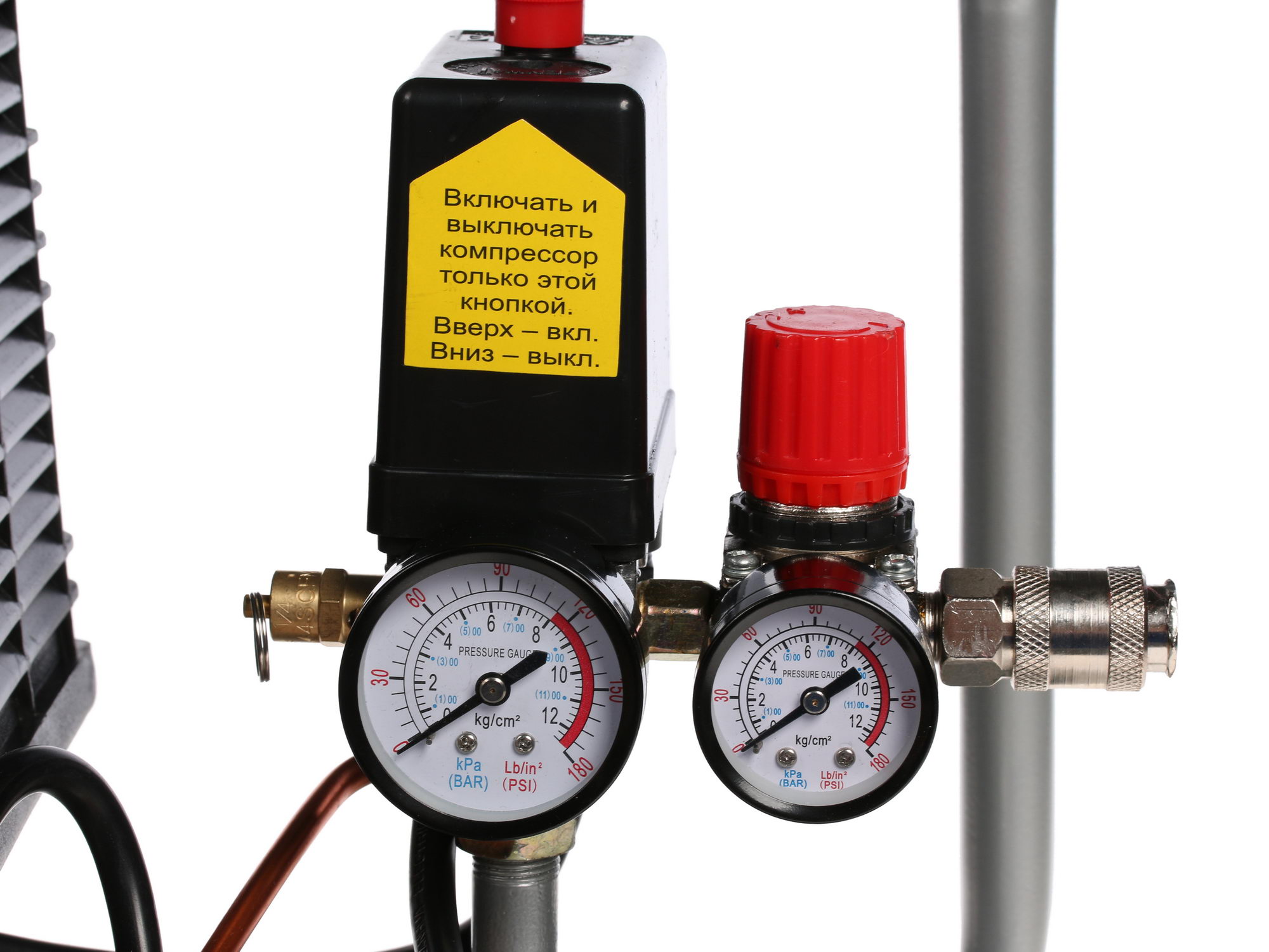 Компрессор поршневой масляный Quattro Elementi Cyclone-24 770-230 6705846 STDN-0076397 - Вид №7