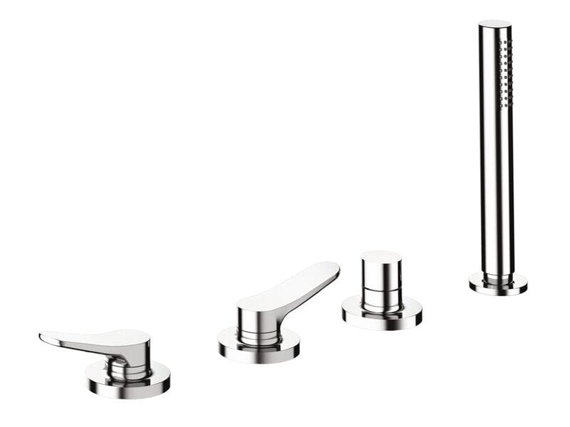 Смеситель для ванны с 4 отверстиями и ручным душем CRISTINA Rubinetterie бочка ARCH-00046350