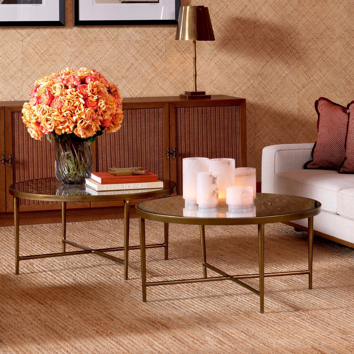 Мадия из ротанга с копланарными дверями Eichholtz Borchard ARCH-00047303 - Вид №1