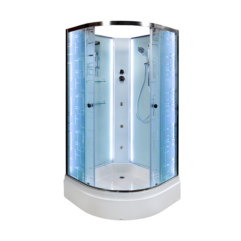 L 980 N без крыши Душевая кабина DETO Серия L ЕМ2790 N LED с гм. - Вид №9