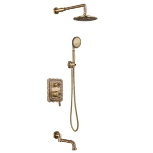 LM6622B Смеситель Jasmine для ванны и душа, встраиваемый LEMARK JASMINE