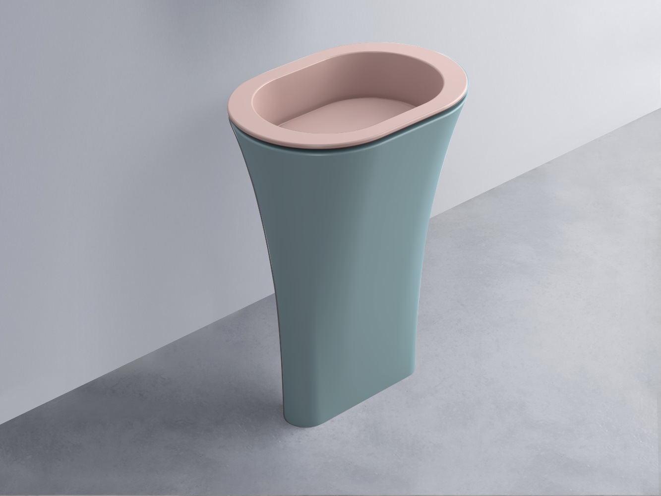 AMLA65-CP+AMPILO-CP+AMCOLO-PL Раковина Amedeo Ovale отдельностоящая cielo Enjoy + Amedeo Ceramica Cielo
