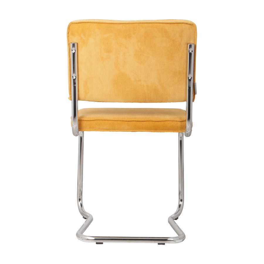 Стул Ridge Kink Rib желтый Zuiver 1100064 - Вид №4