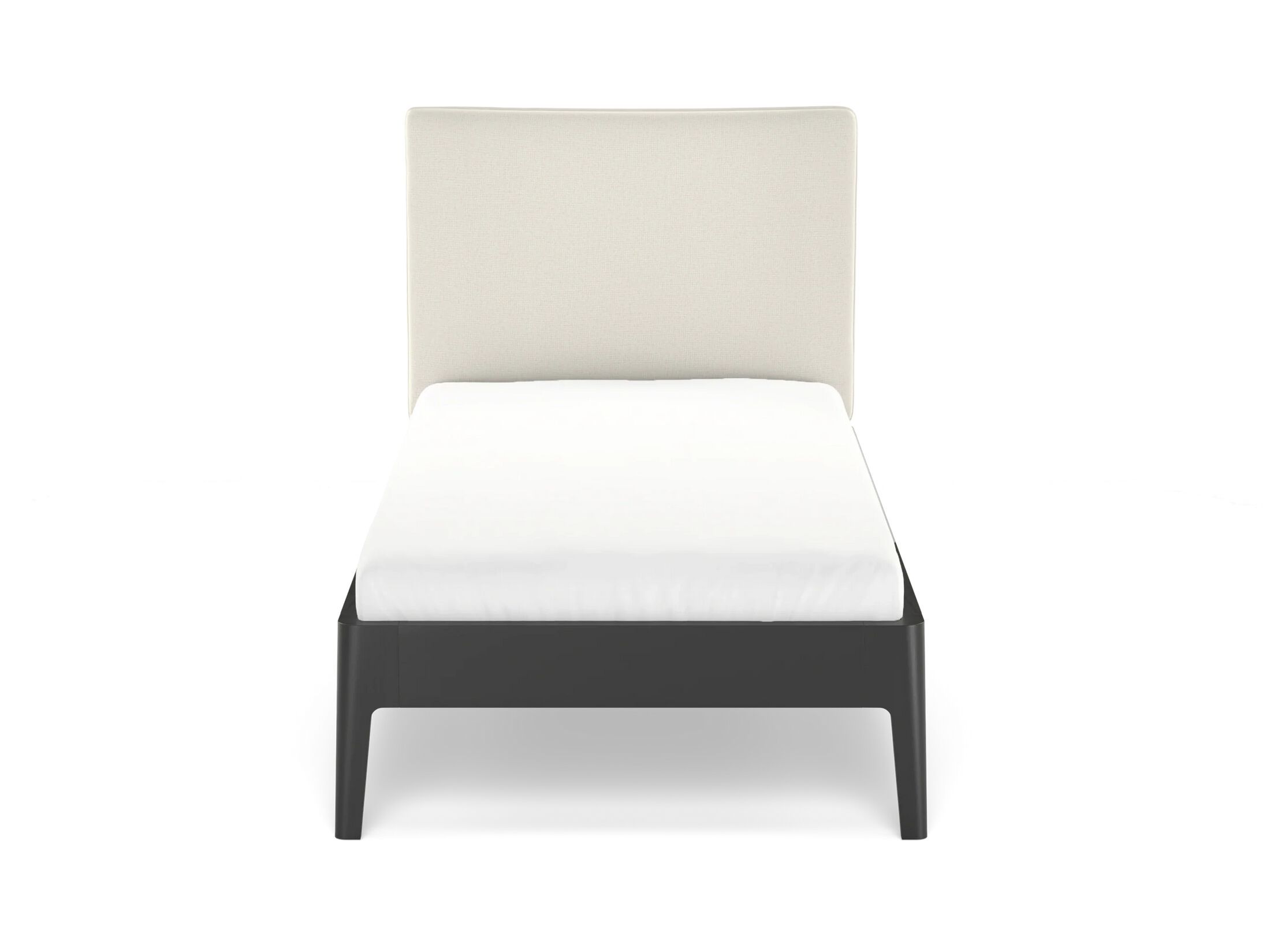 Деревянная съемная односпальная кровать с мягким изголовьем Noah Living белье ARCH-00108161 - Вид №2