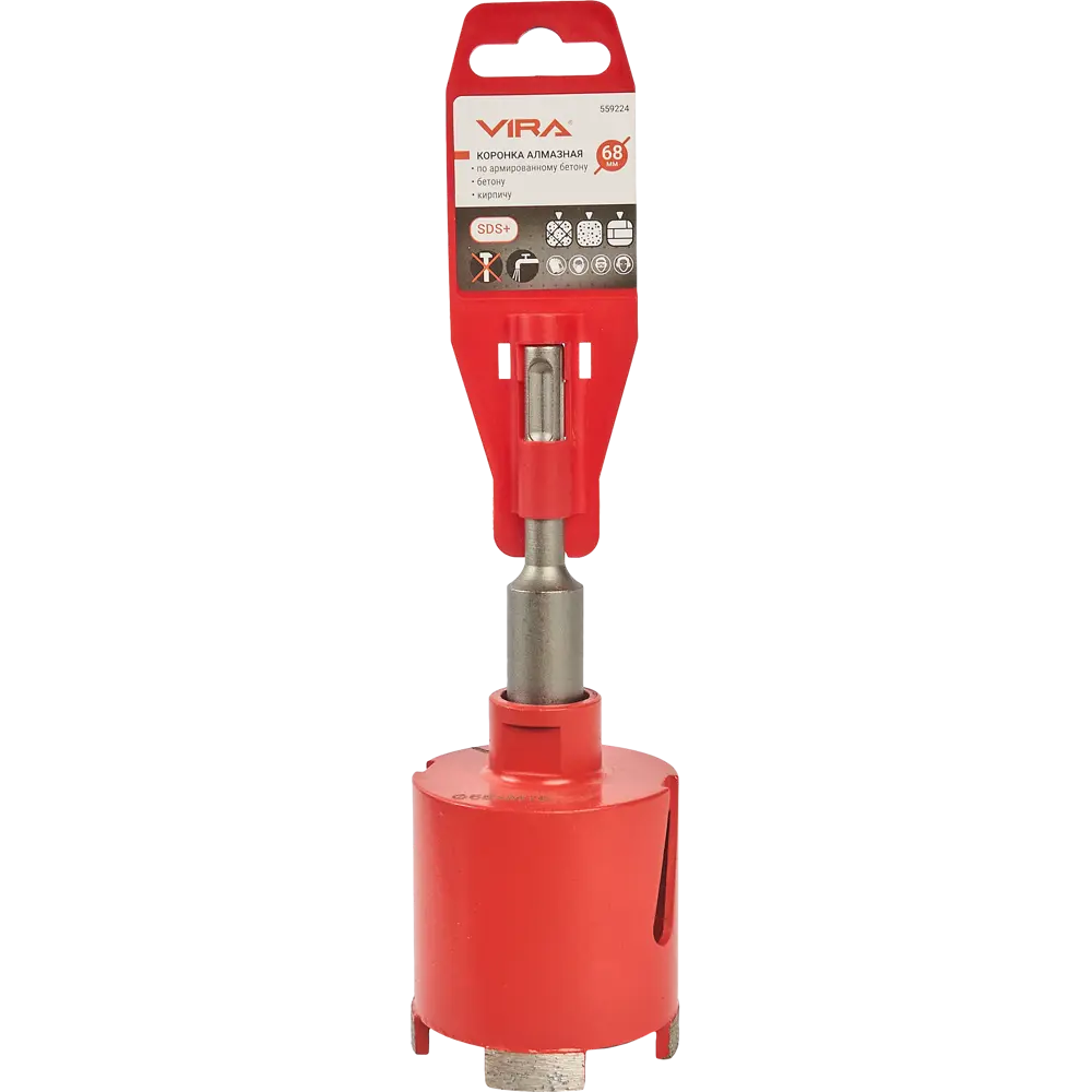 Коронка VIRA 68 мм для точного сверления бетона и кирпича 86576780 STLM-0070110 - Вид №2