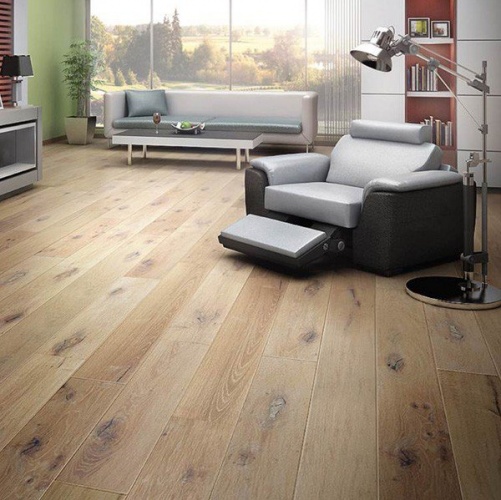 Паркетная доска Teka Landscape Венето 12963 Дуб Кантри (Рельефная) 1800-2200х200 мм 2500200032 - Вид №2