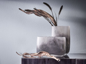 Ваза из дутого стекла