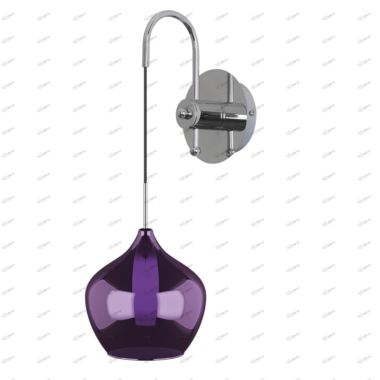 Бра Lightstar Pentola 803549 LIGHTSTAR  078626 Прозрачный;серебро;фиолетовый 