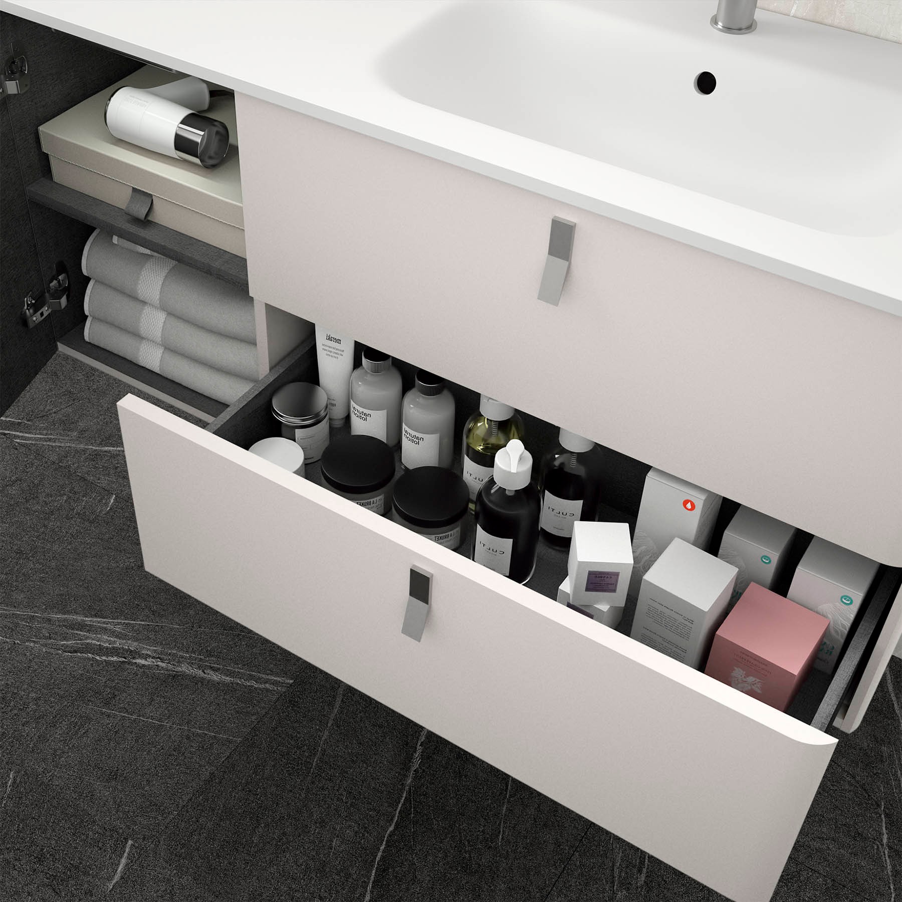 24671 SALGAR Мебель для умывальника UNIIQ 1200 левая НАТА Ната  - Вид №4