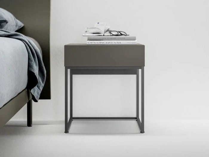 Деревянная прямоугольная тумбочка с ящиками Caccaro Filnox ARCH-00053642