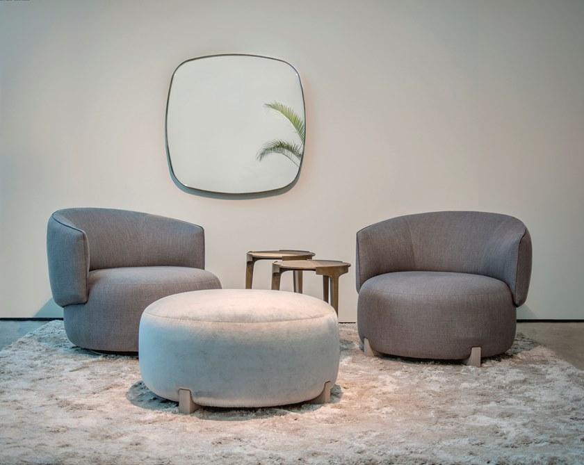 Piet Boon Поворотное тканевое кресло с подлокотниками Jane sun-id-1355480 - Вид №3