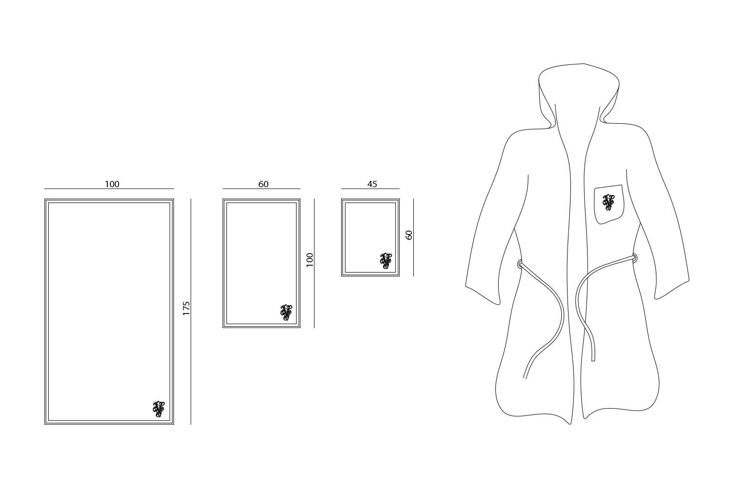 Ragtime Комплект полотенец Visionnaire  - Вид №5