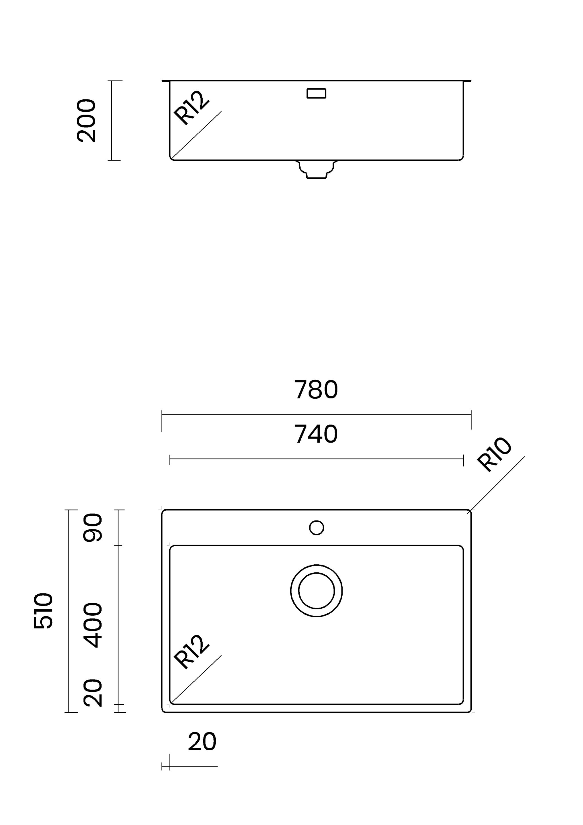 Раковина из нержавеющей стали TASCA Pura ARCH-00030573 - Вид №9