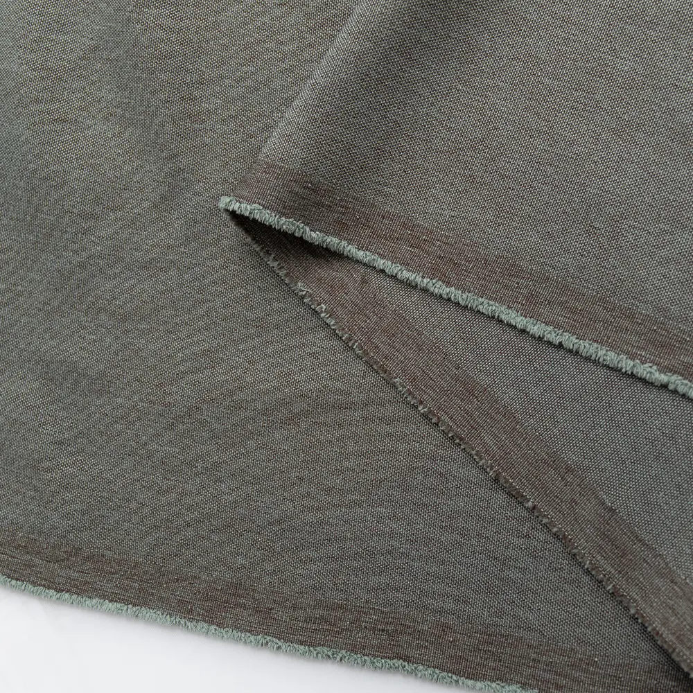 ЛТ ткань 1 п/м лен однотонный genevra зеленый 35 300 см TEX REPUBLIC STLM-2106311