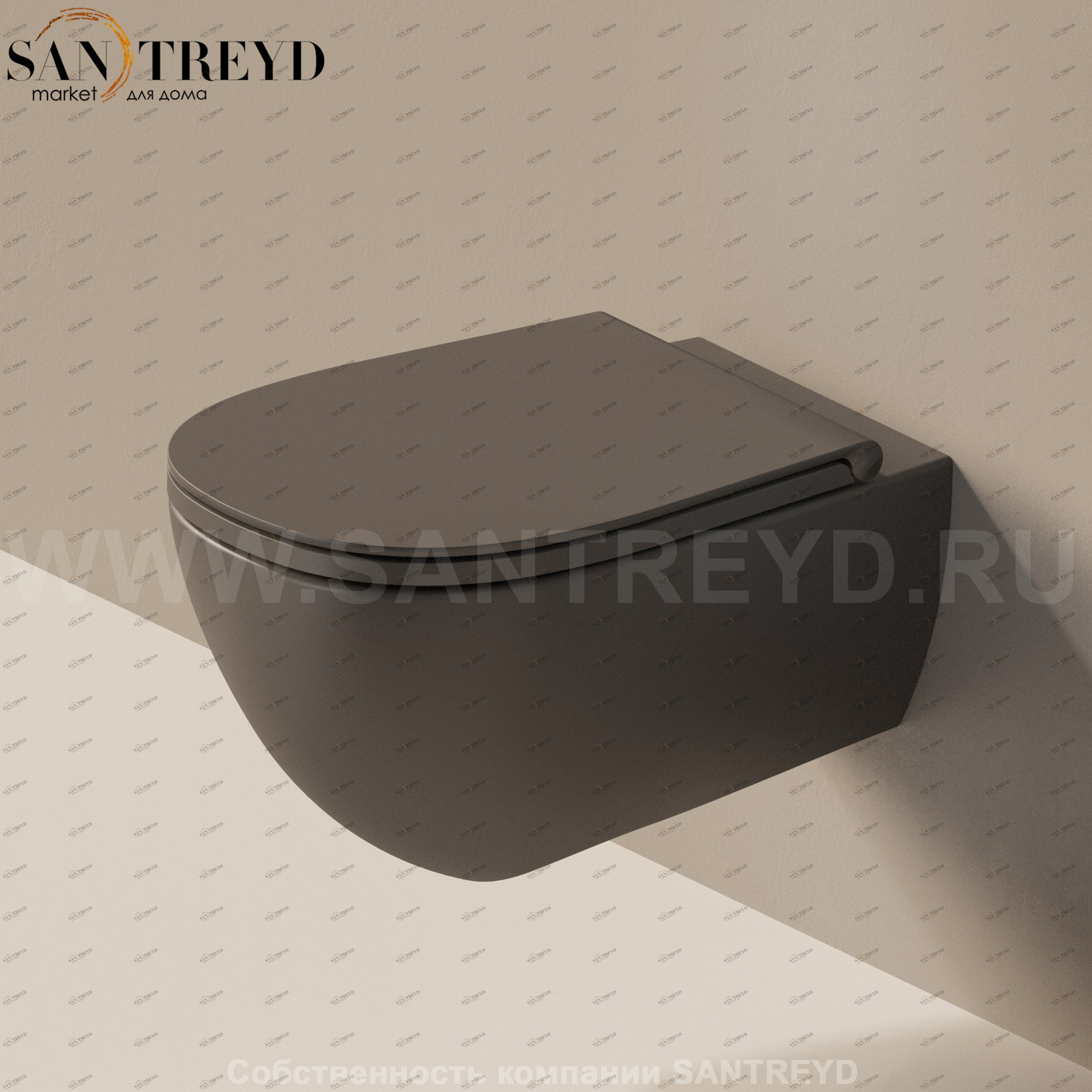 IOeSI118G.7006 Подвесной унитаз настенный Черный Ceramica Flaminia IO e SI Италия