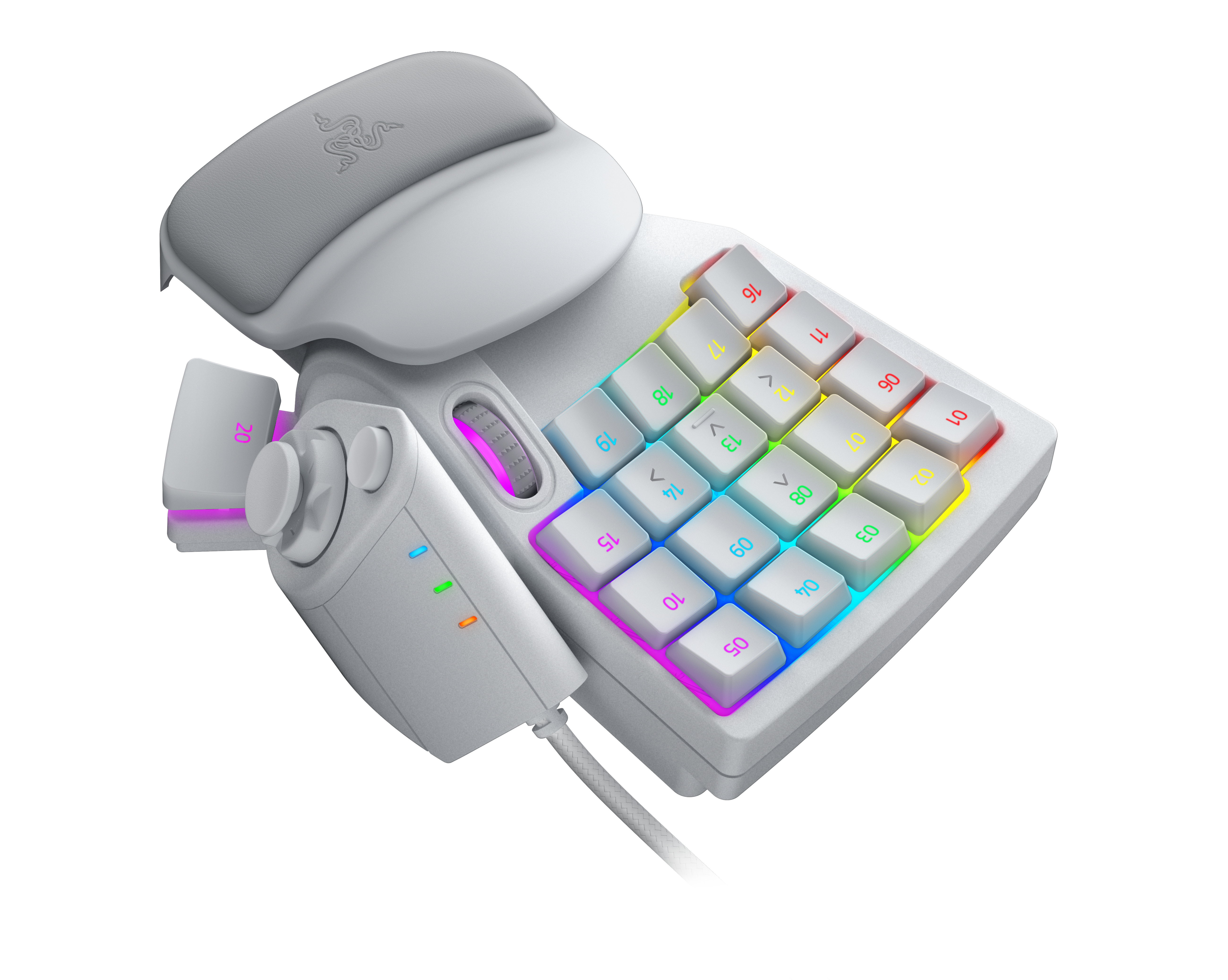 RZ07-03110200-R3M1 tartarus pro – analog optical gaming keypad - mercury – frml packaging Razer Santreyd  - Вид №2