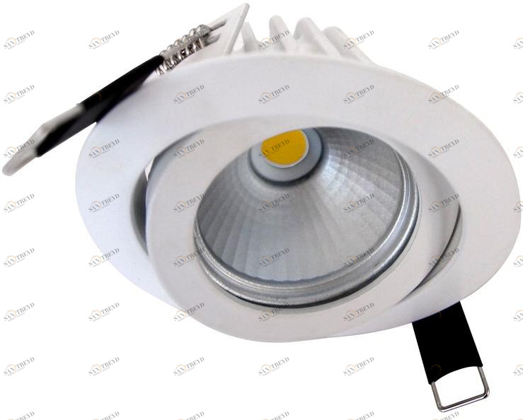 TEKNI-LED Круглый встраиваемый светодиодный точечный светильник sun-id-1428514