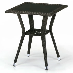 Кофейный столик плетеный Tini Brown AFINA  241125 Черный