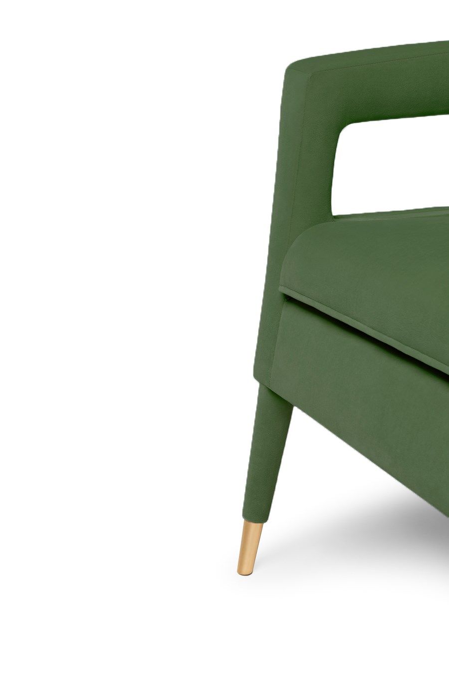 Бархатное кресло с подлокотниками Munna ARCH-00068873 - Вид №4