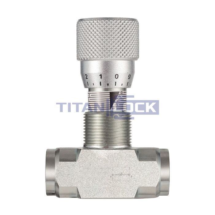 Гидравлический дроссель двунаправленный, 1/2", BP/BP, сталь, TL2WHT1/2FF TITAN LOCK  - Вид №3