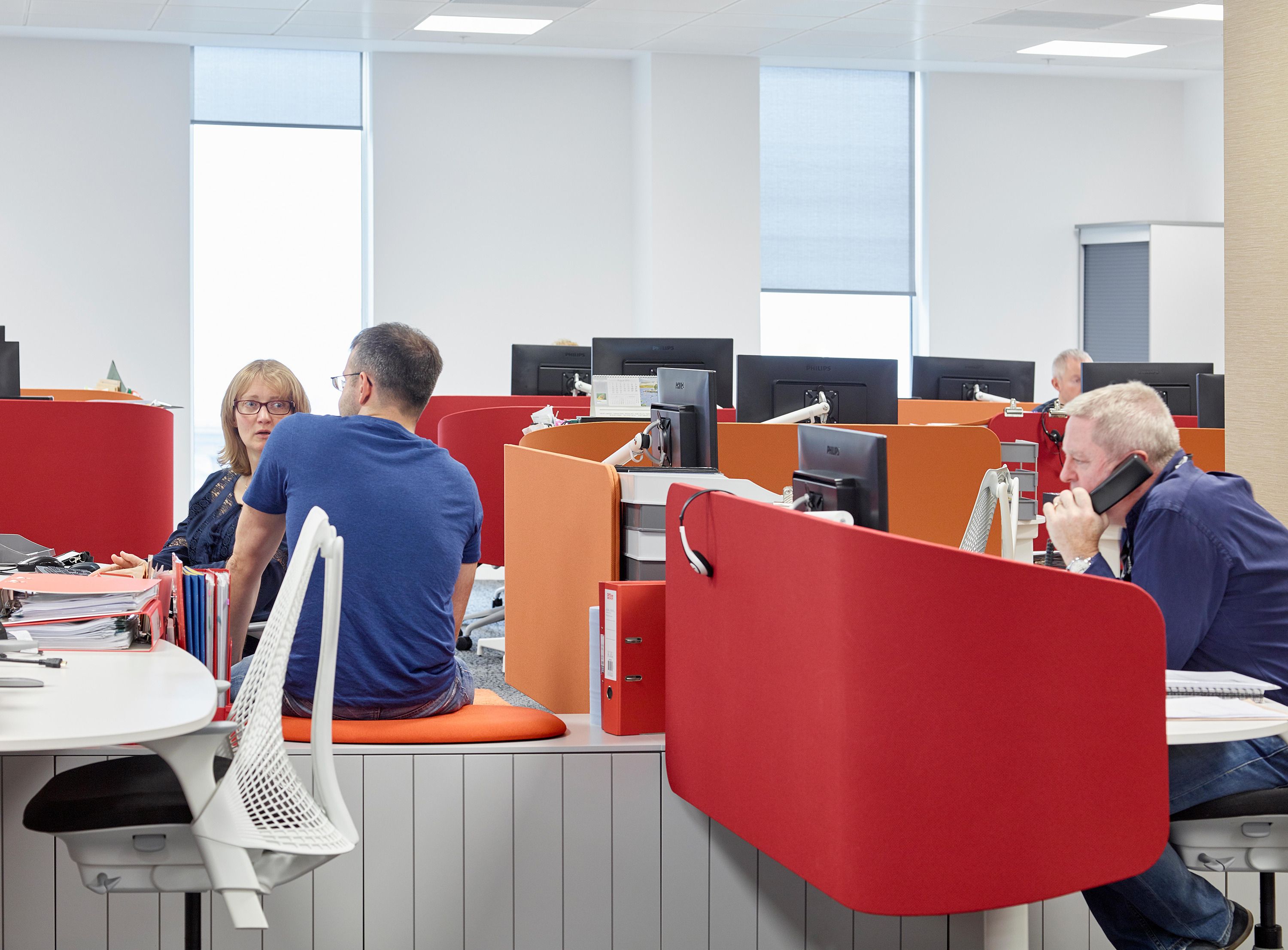 Секционный стол с регулируемой высотой и встроенной полкой Herman Miller местный ARCH-00031861 - Вид №8