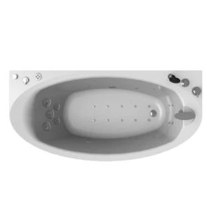 Гидромассаж "Спортивный Chrome" на ванну Неаполи (двигатель 900 Вт, система "Turbo-pool", миниджет Релакс - 6 шт., джет Релакс - 7 шт.)