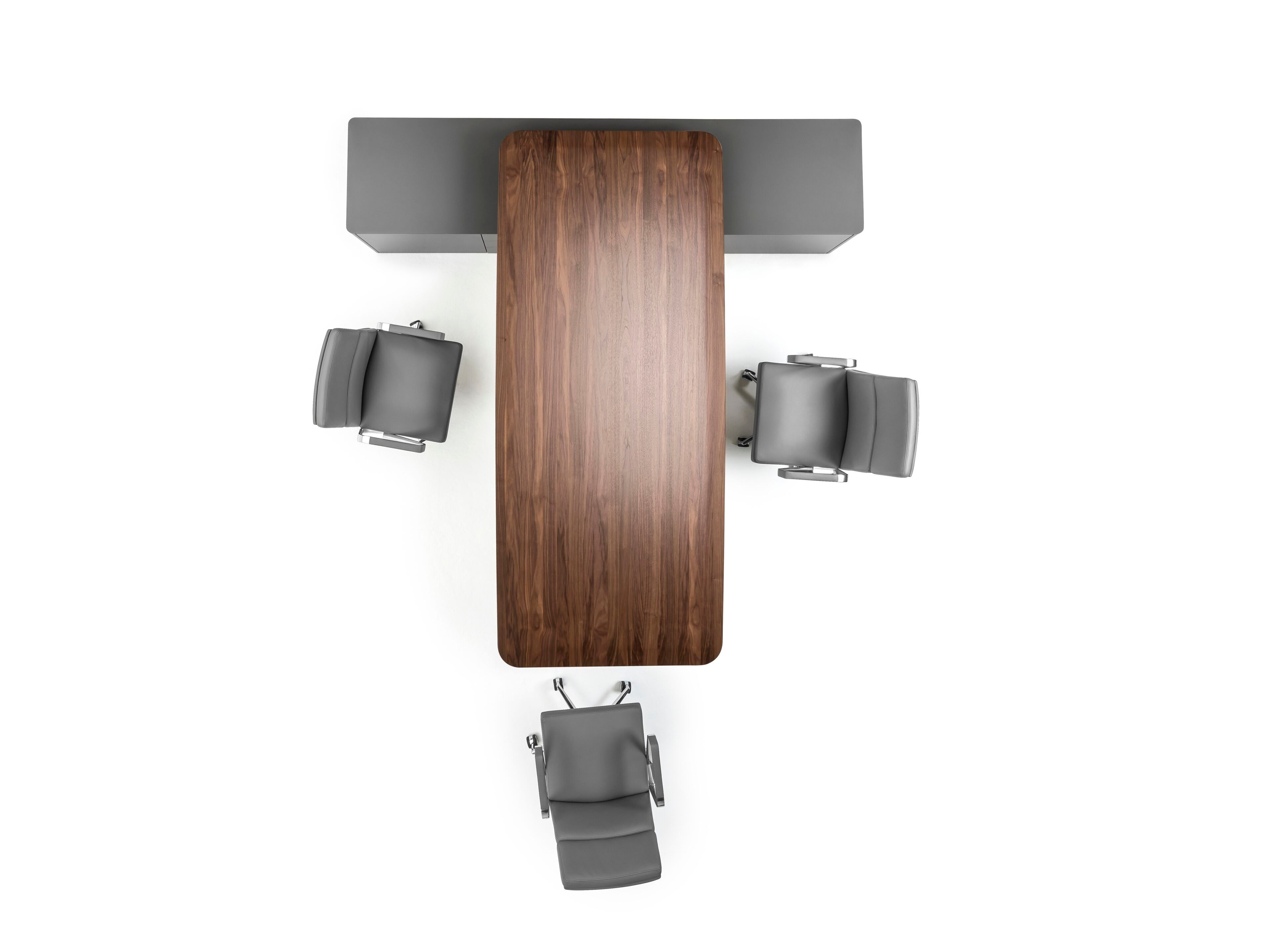 Прямоугольный рабочий стол из массива дерева Spiegels x. air ARCH-00127043 - Вид №2