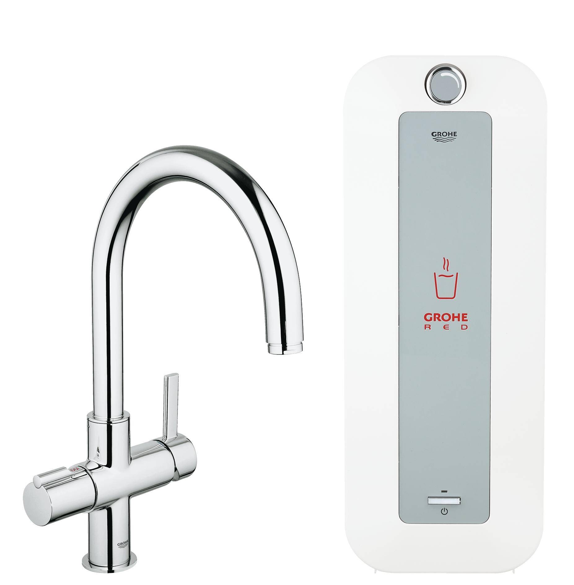 30079000 Комплект со смесителем для кухни Grohe GROHE Red хром