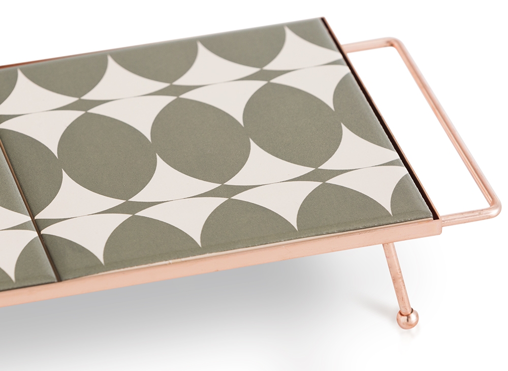 100562 Поднос прямоугольный Grey 45x15 GAN Mix & Match  - Вид №1