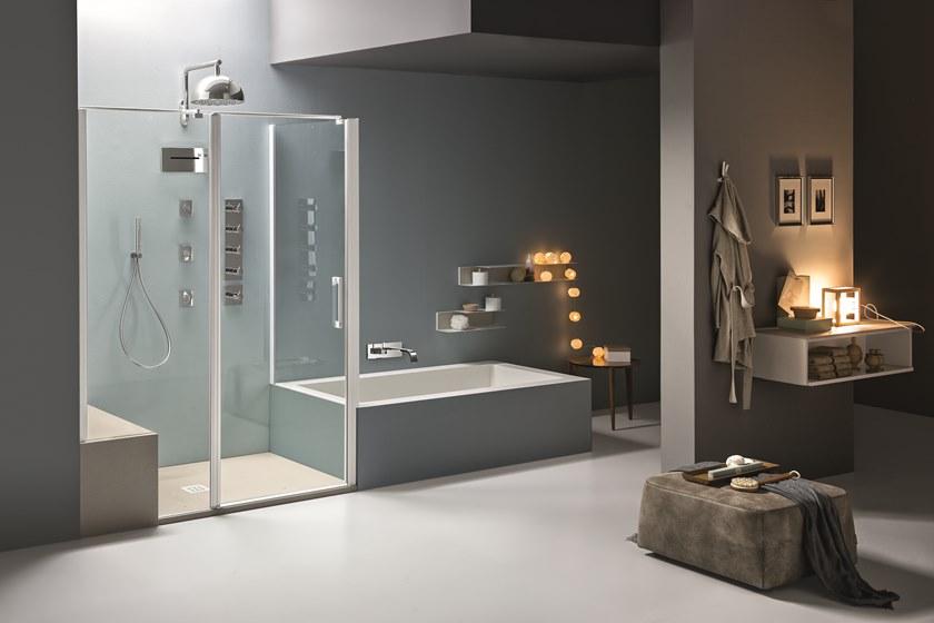 ARBLU Душевой уголок угловой с распашной дверцей Dedalo sun-id-1424205 - Вид №6