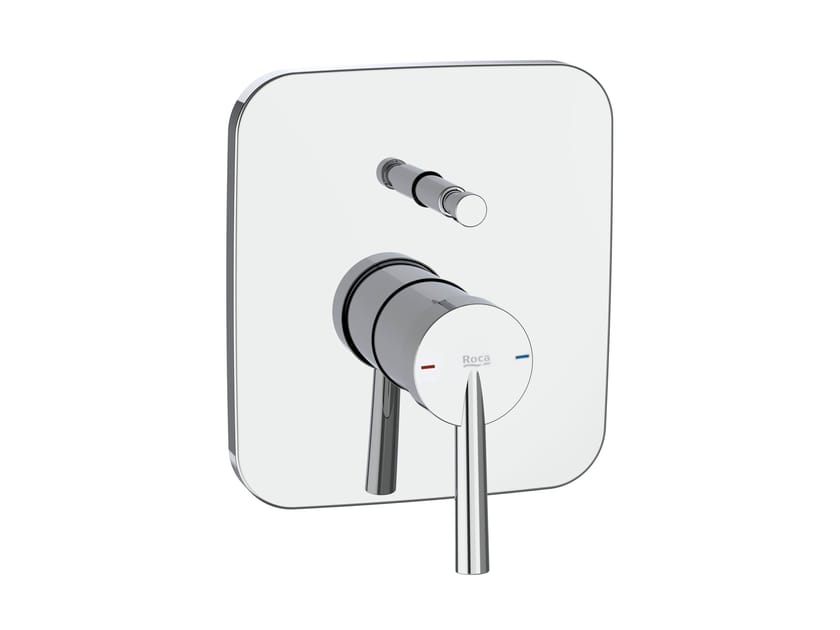 Латунный встраиваемый смеситель для душа с переключателем Roca Pals ARCH-00034535