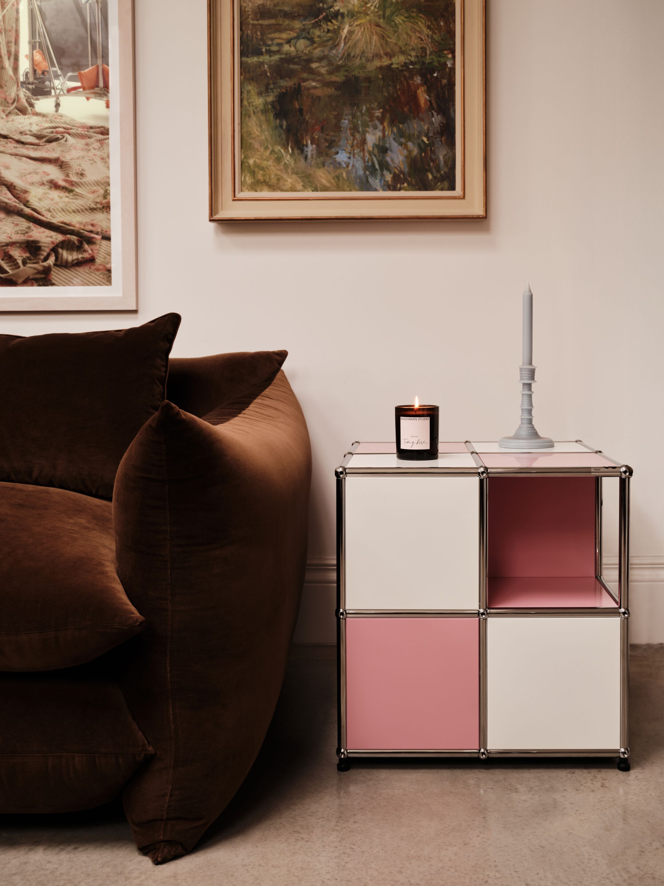 Стальной журнальный столик с отсеком для хранения USM TESSELLATE ARCH-00064241 - Вид №11