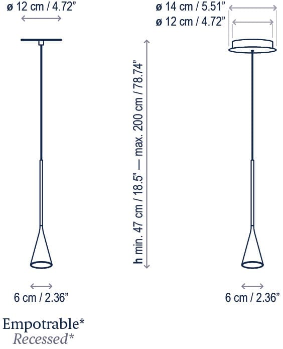 Алюминиевый светодиодный подвесной светильник Bover Skybell Plus ARCH-00033463 - Вид №4