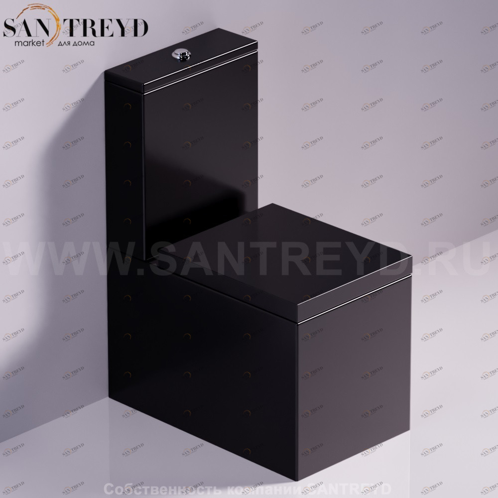 FZ09NERO Бачок для унитаза Черный Simas Frozen Италия