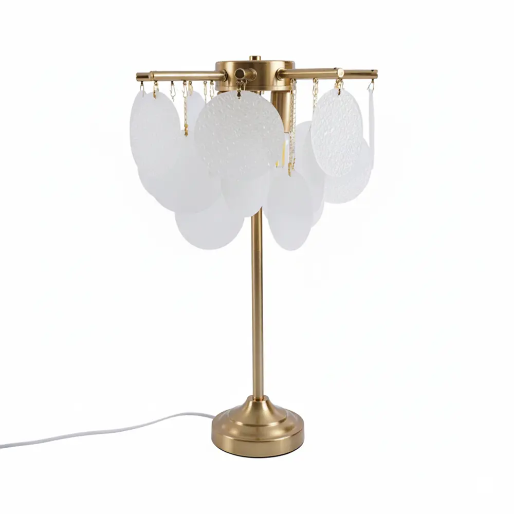 Настольная лампа Estares Telia цвет бронза STLM-2155574 - Вид №1