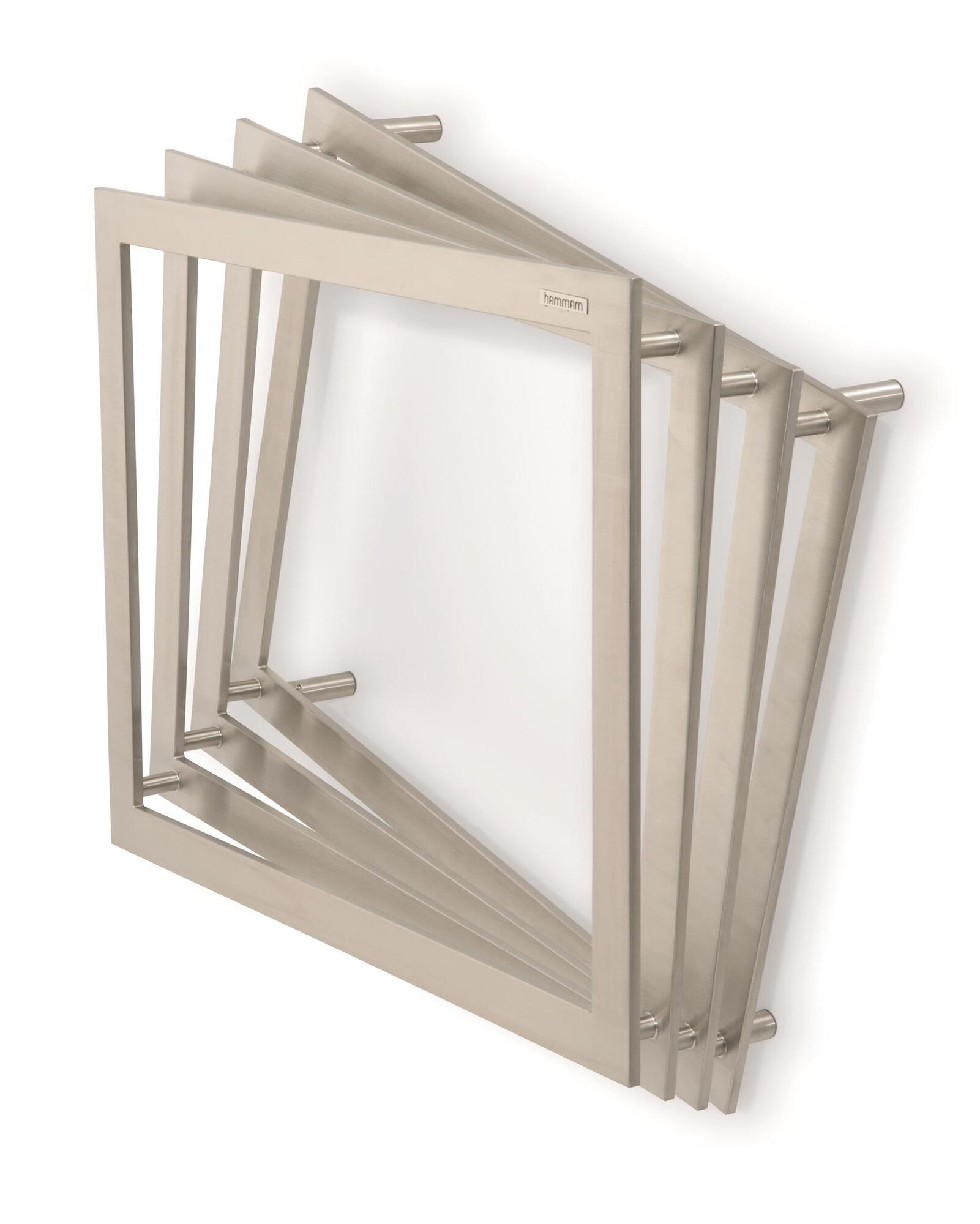 Полотенцесушитель Hammam ORCA Stainless steel  комбинированный; электрический или водяной Сталь  - Вид №30